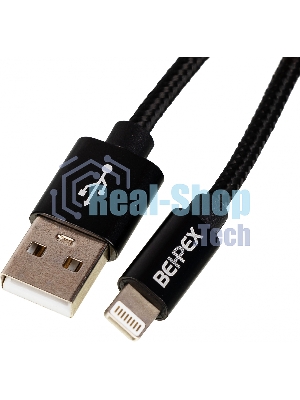 Кабель USB (m)-Lightning (m) 3м черный