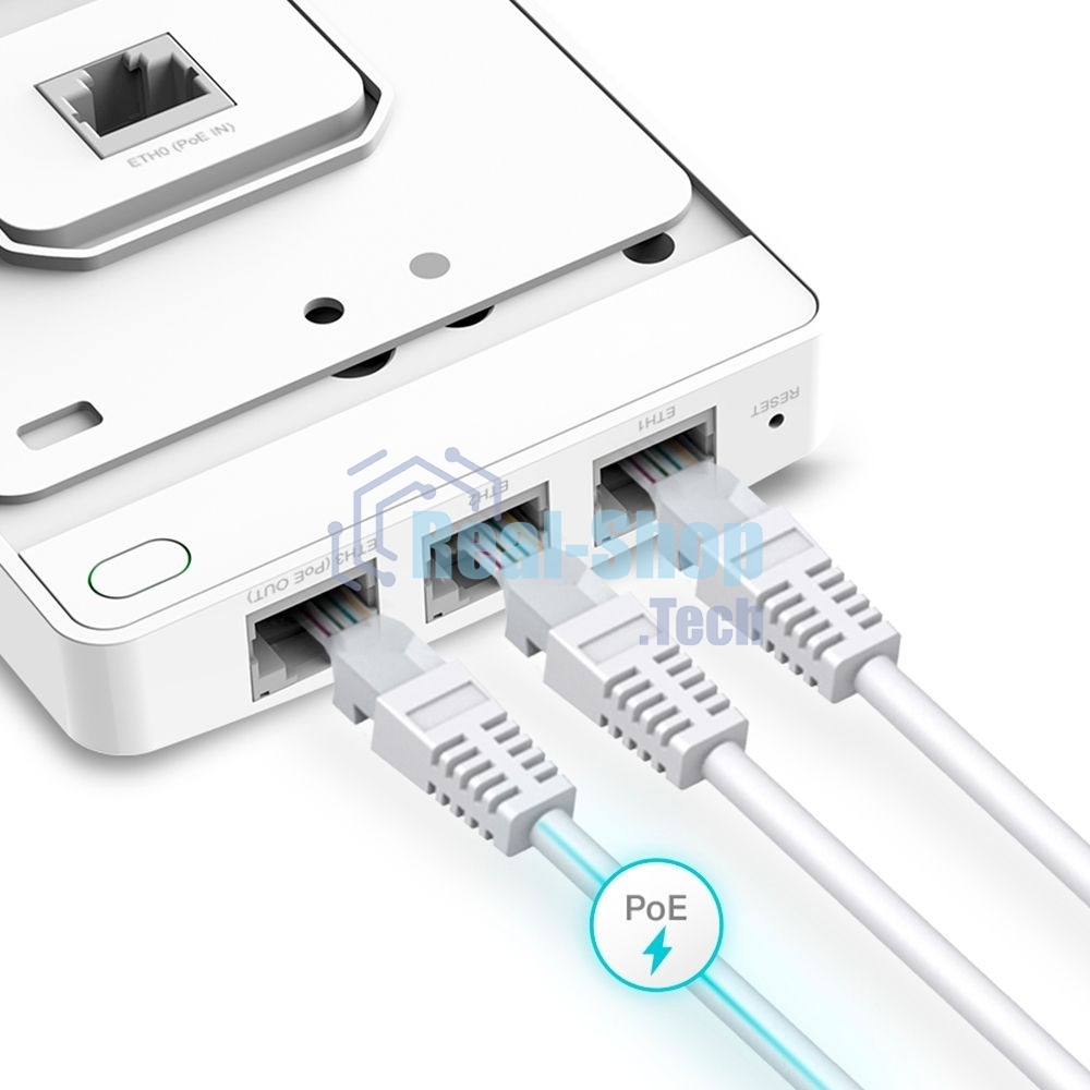 Точка доступа TP-Link EAP615-Wall AX1800 10/100/1000BASE-TX