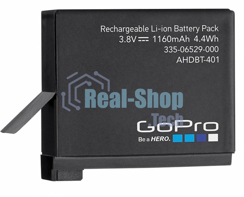 Аккумулятор для экшн-камер GoPro AHDBT-401 для: GoPro Hero4