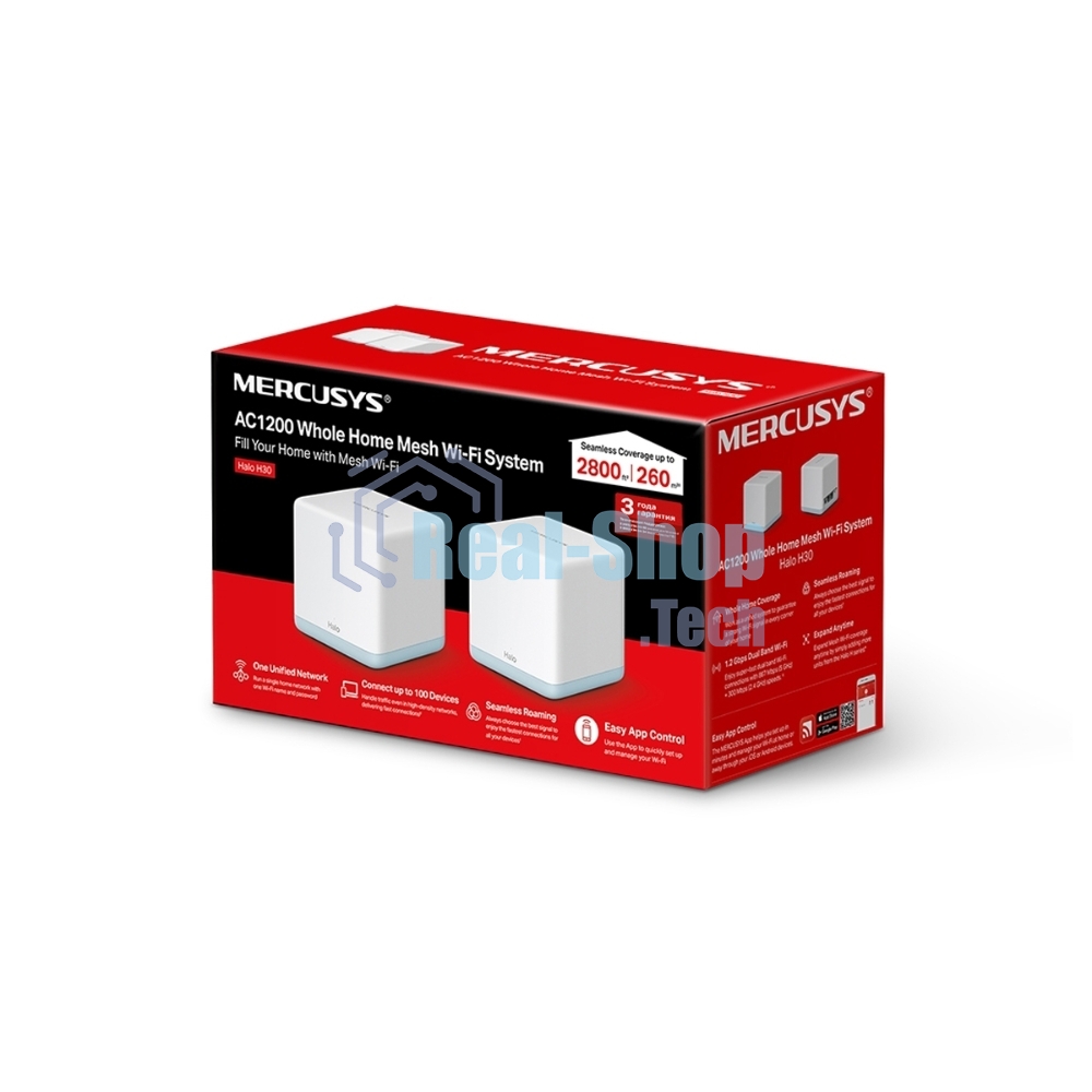 Система MESH AC1200 Whole Home Mesh Wi-Fi System, 2 Internal Antennas, 2 Gb ports(WAN/LAN)