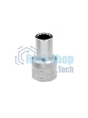 Головка торцевая Stels 10 мм, 12-гранная, CrV,под квадрат 1/2
