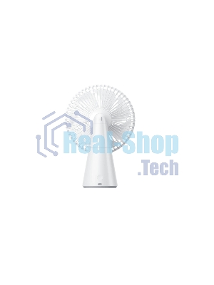Вентилятор Xiaomi Rechargeable Mini Fan белый, настольный, 10 Вт, 4 скорости, 8.7 см