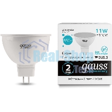 Лампа cветодиодная Gauss Elementary MR16 11W 850lm 4100K GU5.3 LED
