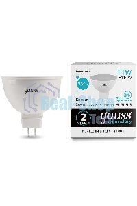 Лампа cветодиодная Gauss Elementary MR16 11W 850lm 4100K GU5.3 LED