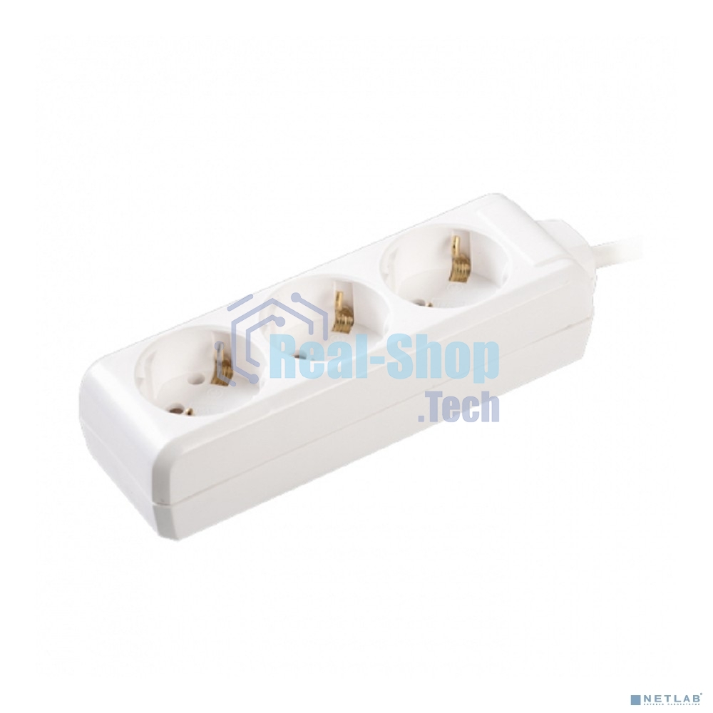 Удлинитель 3х3 м с заземл. 16А IP20 У03 2P+PE ИЭК WYP10-16-03-03-Z-N