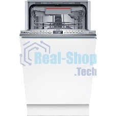 Встраиваемая посудомоечная машина Bosch SPV6EMX65Q, серебристый, 44.8 см, 10 компл., 45 дБ, класс A+