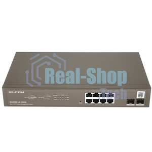 Коммутатор IP-COM G3310P-8-150W PoE с облачным управлением 8GE+2SFP