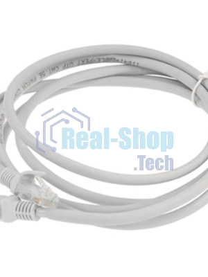 Патч-корд LSZH UTP Cablexpert PP31-2M cat.5e, 2м, литой, многожильный, серый