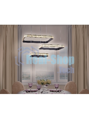 Светильник Ambrella light FA6166 BK черный 131W 720*500*900 (ПДУ РАДИО 2.4)