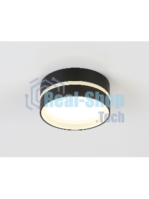 Светильник Ambrella light TN5389 SBK/FR черный песок/белый матовый GX53 IP44 D85*41
