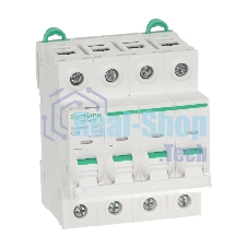 Выключатель автоматический 4П 25А характеристика C 6кA 400В Systeme Electric Systeme9 (кратно 1)