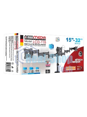 Кронштейн для мониторов Arm Media LCD-T15 черный 15