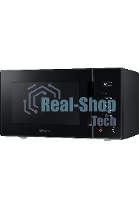 Микроволновая печь Samsung MS23T5018AK/BW черный, 23 л, 800 Вт, переключатели - сенсор