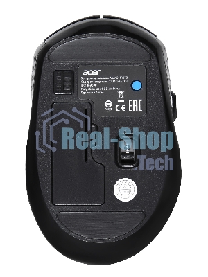Мышь беспроводная Acer OMR070 черный, 1600 dpi, радиоканал, Bluetooth, USB, кнопки - 6