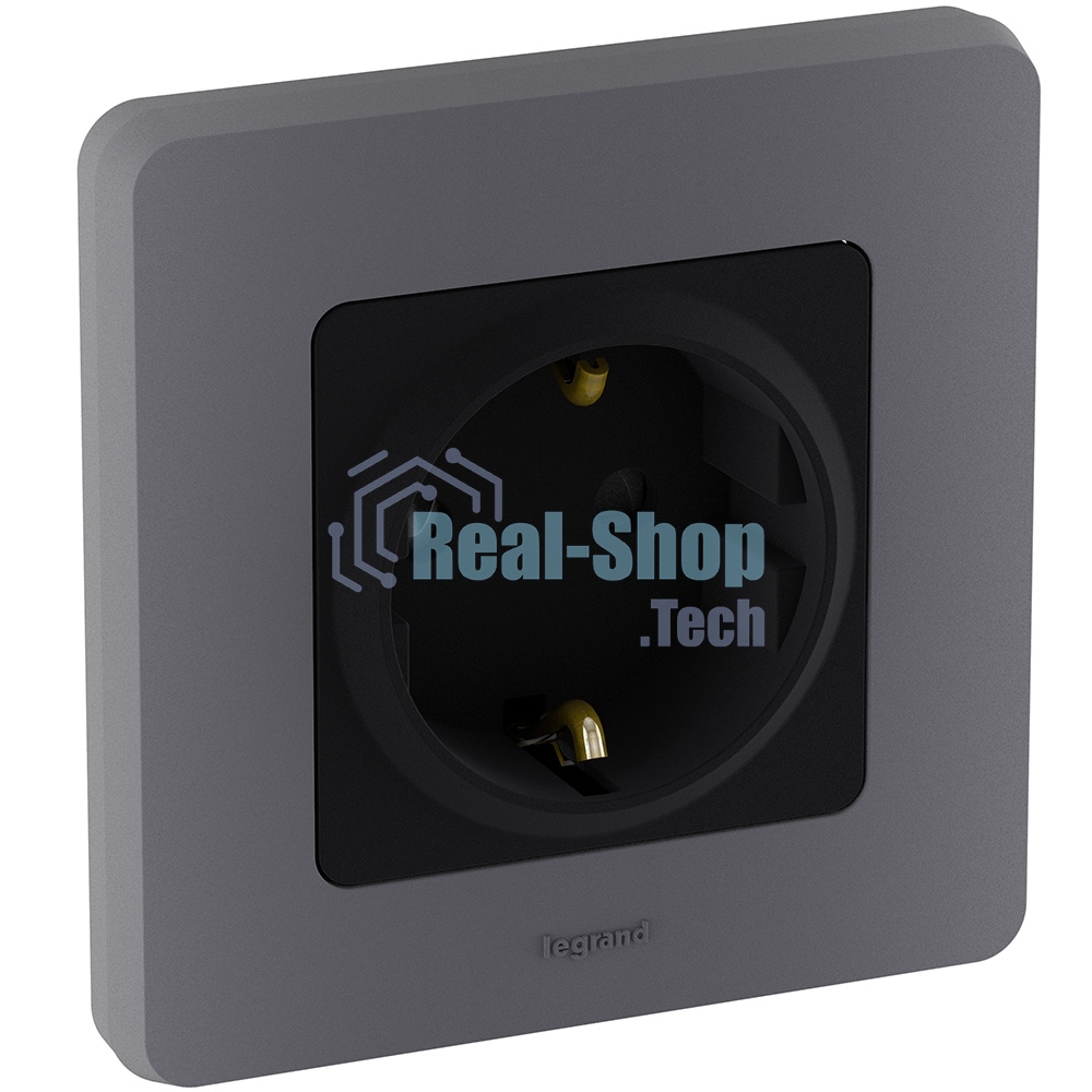 Рамка 1 пост дымчатый Inspiria