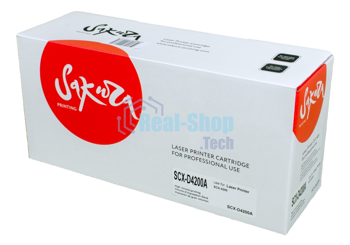 Картридж лазерный Sakura SCXD4200A для Samsung SCX-4200, черный, 3000 к.