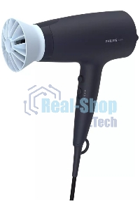 Фен Philips Фен Philips/ 2100 Вт, 6 режимов, ионизация, ThermoProtect, концентратор, диффузор, шнур 1,8 м. синий.