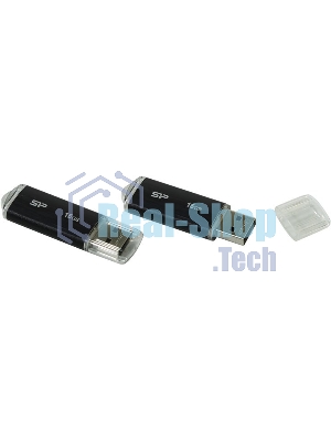 Флешка USB Silicon Power Ultima U02 (SP016GBUF2U02V1K), 16Gb, USB 2.0, Type-A, R/W 10/4, черный