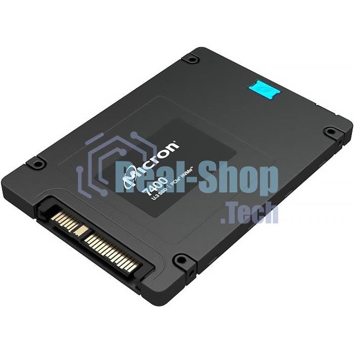 Накопитель SSD Micron 7400 PRO, 1920Gb, SSD, U.3, NVMe, PCIe 4.0 x4, 3D TLC, R/W 6500/2200MB/s, IOPs 430 000/95 000, 3500TBW, DWPD 1 (5 лет)