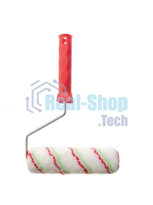 Валик Сибртех Эмали, 180 мм, ворс 12 мм, D 36 мм, D ручки 6 мм, полиамид, полиакрил