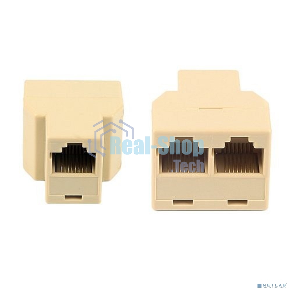Разветвитель US-09A RJ45 8P8C (розетка) -> 2x8P8C (розетки)