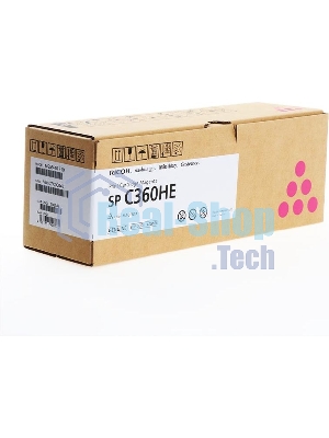 Картридж лазерный Ricoh SP C360HE пурпурный для SP C360DNw/SP C360SNw/SP C360SFNw/SP C361SFNw 6000 страниц.