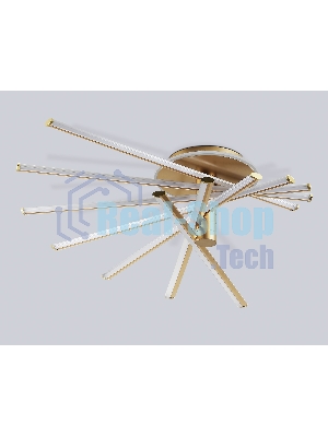 Потолочный светодиодный светильник Ambrella light FL6244 GD золото 125W 3000K-6400K+RGB 900*750*230 (ПДУ ИК)
