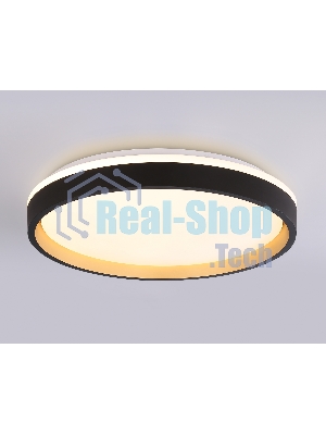 Светодиодный светильник RGB Ambrella light FZ610 BK/GD черный/золото IP20 66W 3000K-6500K+RGB D490*85 (ПДУ ИК)