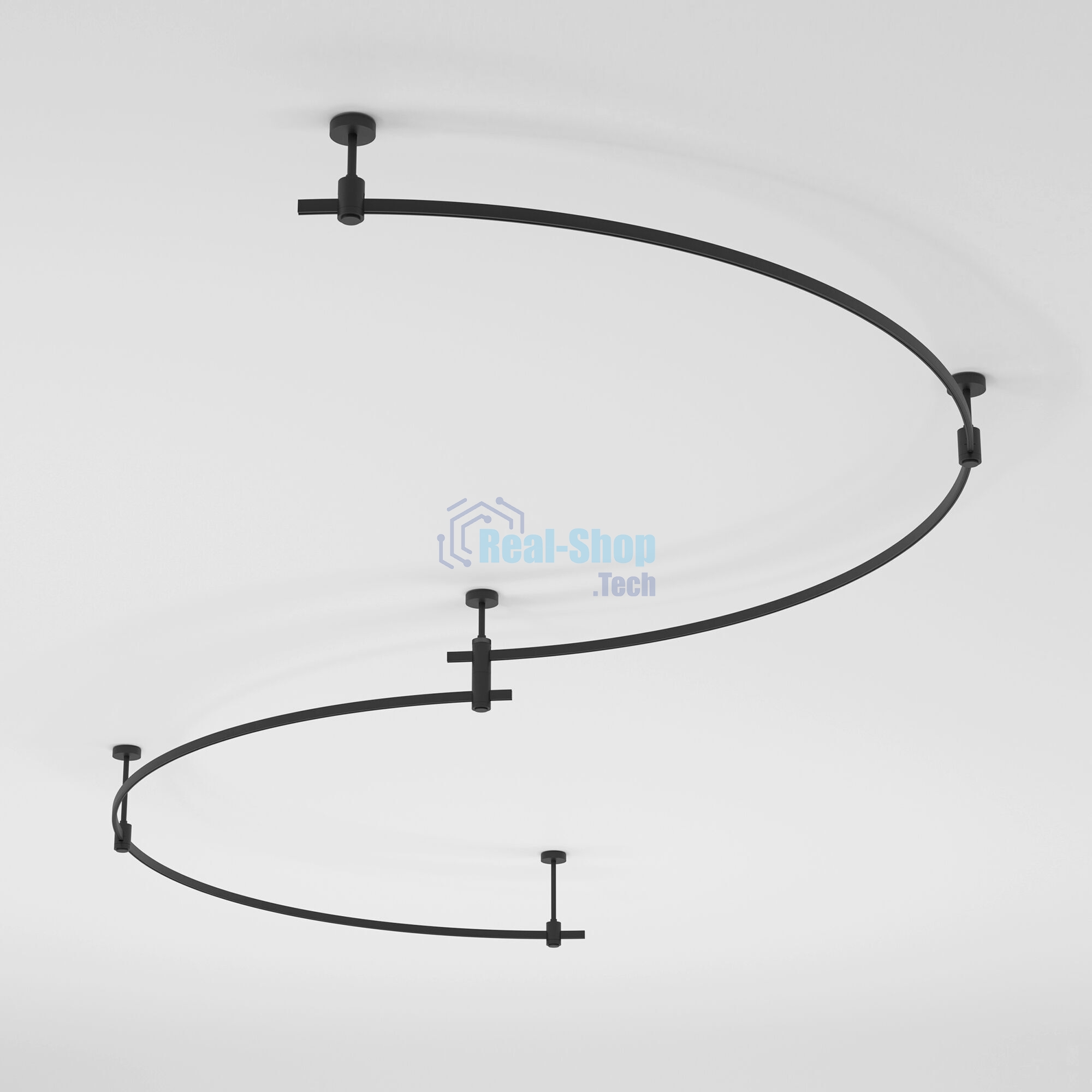 Шинопровод Round (черный) (1500?) Esthetic Magnetic 85217/00