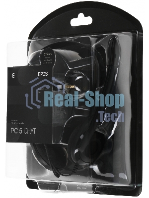 Гарнитура EPOS PC 5 Chat чёрный, проводная, mini jack 3.5 мм