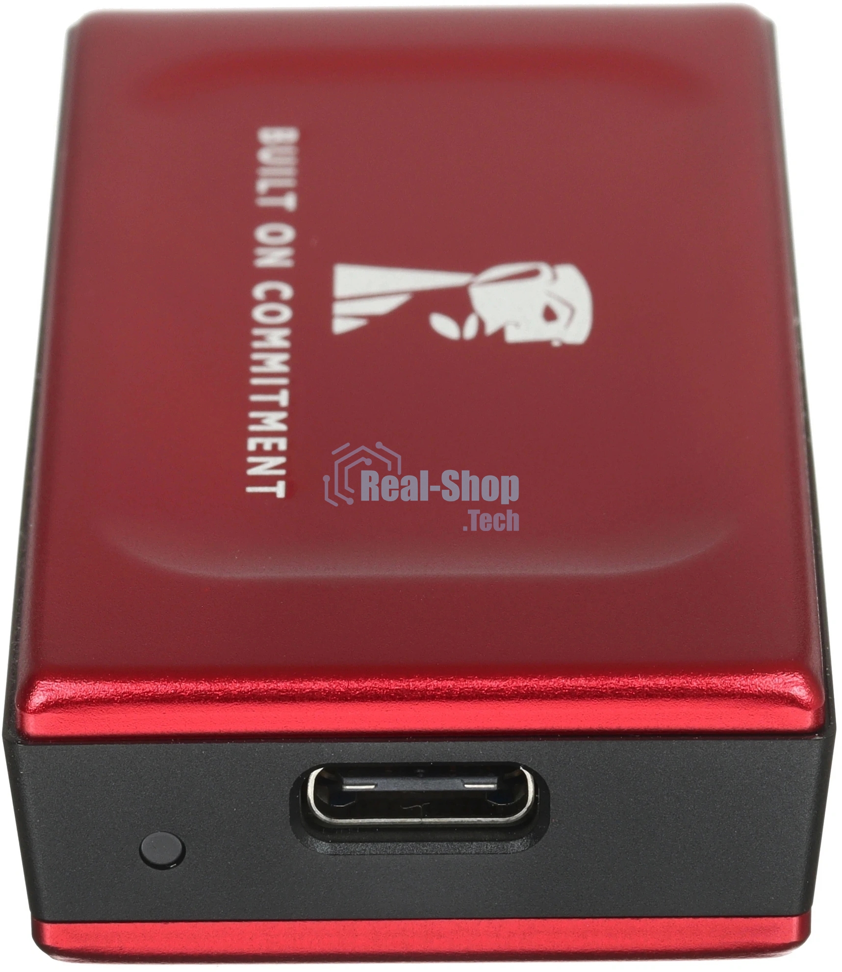 Внешний SSD Kingston XS1000, 2TB, USB 3.2 Gen 2 Type-C, R/W 1050/1000, красный