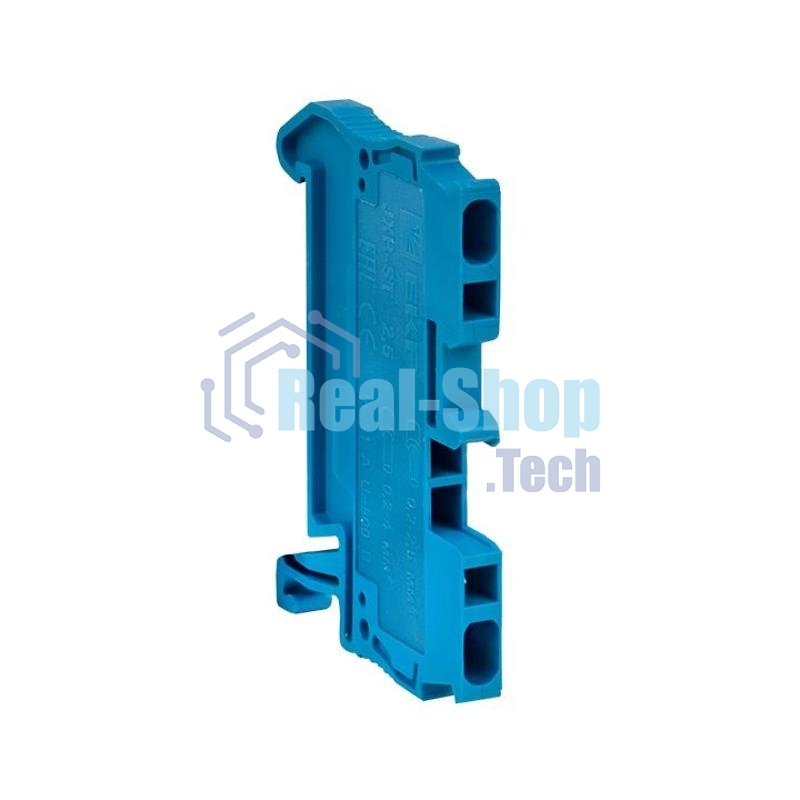 Колодка клеммная JXB-ST-2.5 31А самозажимная син. EKF plc-jxb-st-2.5-blue