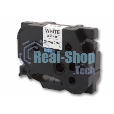 Картридж ленточный Cactus CS-TZ251 24 мм, 8 м, черный шрифт, белый фон, для BROTHER 1010/1280/1280VP/2700VP
