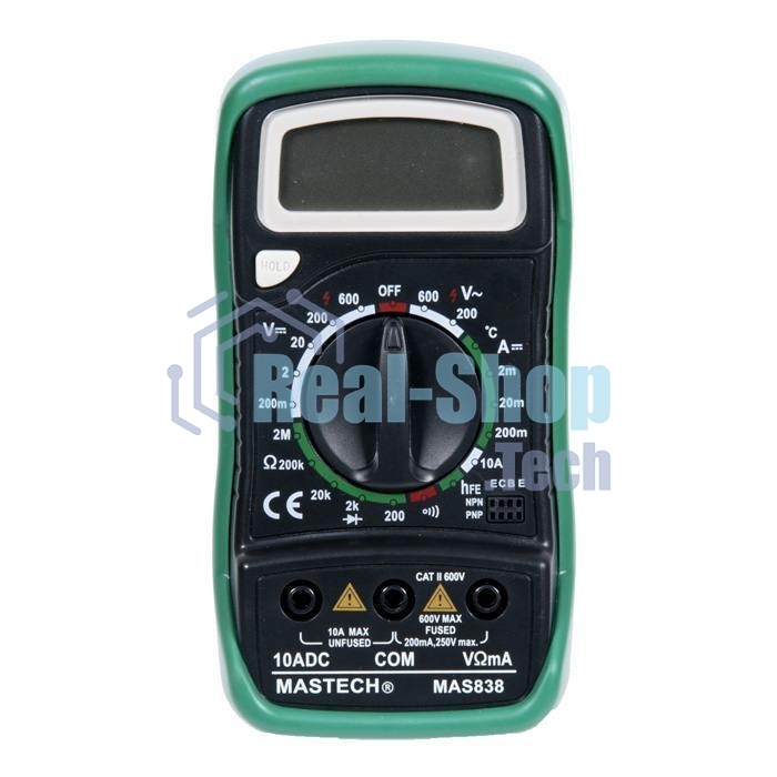 Мультиметр портативный Mastech MAS838, ручной 13-2008