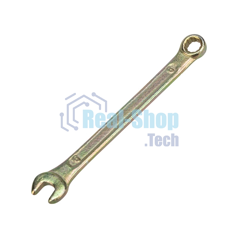 Ключ комбинированный Rexant 6 мм, желтый цинк