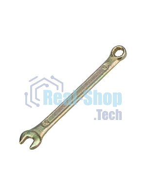 Ключ комбинированный Rexant 6 мм, желтый цинк