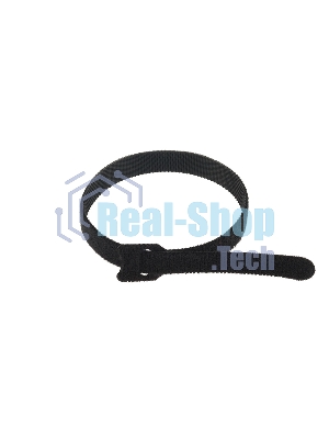 Хомут–липучка многоразовый Rexant 320х14 мм, черный (упак. 12 шт.)