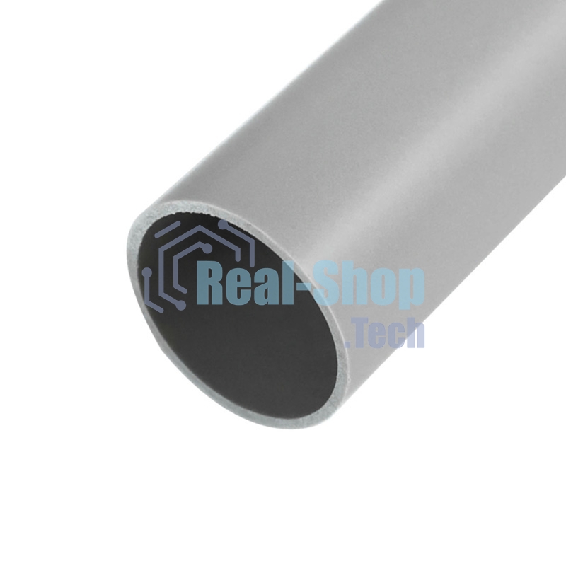 Труба гладкая жесткая ПВХ Rexant ø 40 мм, 3-метровая серая (60 м/уп.)