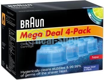 Картридж для бритвы Braun CCR4 с чистящей жидкостью