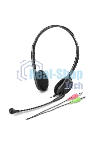 Гарнитура проводная с микрофоном Genius HS-200C черный