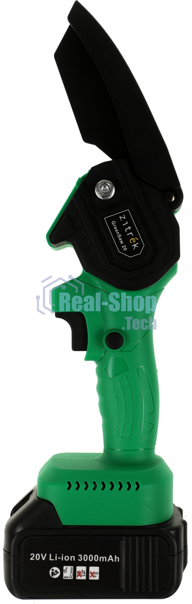 Пила цепная аккумуляторная ZITREK GreenSaw 20 Extra power 20В, 3А·ч Li-ion аккум. 1шт, 1,5А·ч Li-ion аккум. 1шт, ЗУ