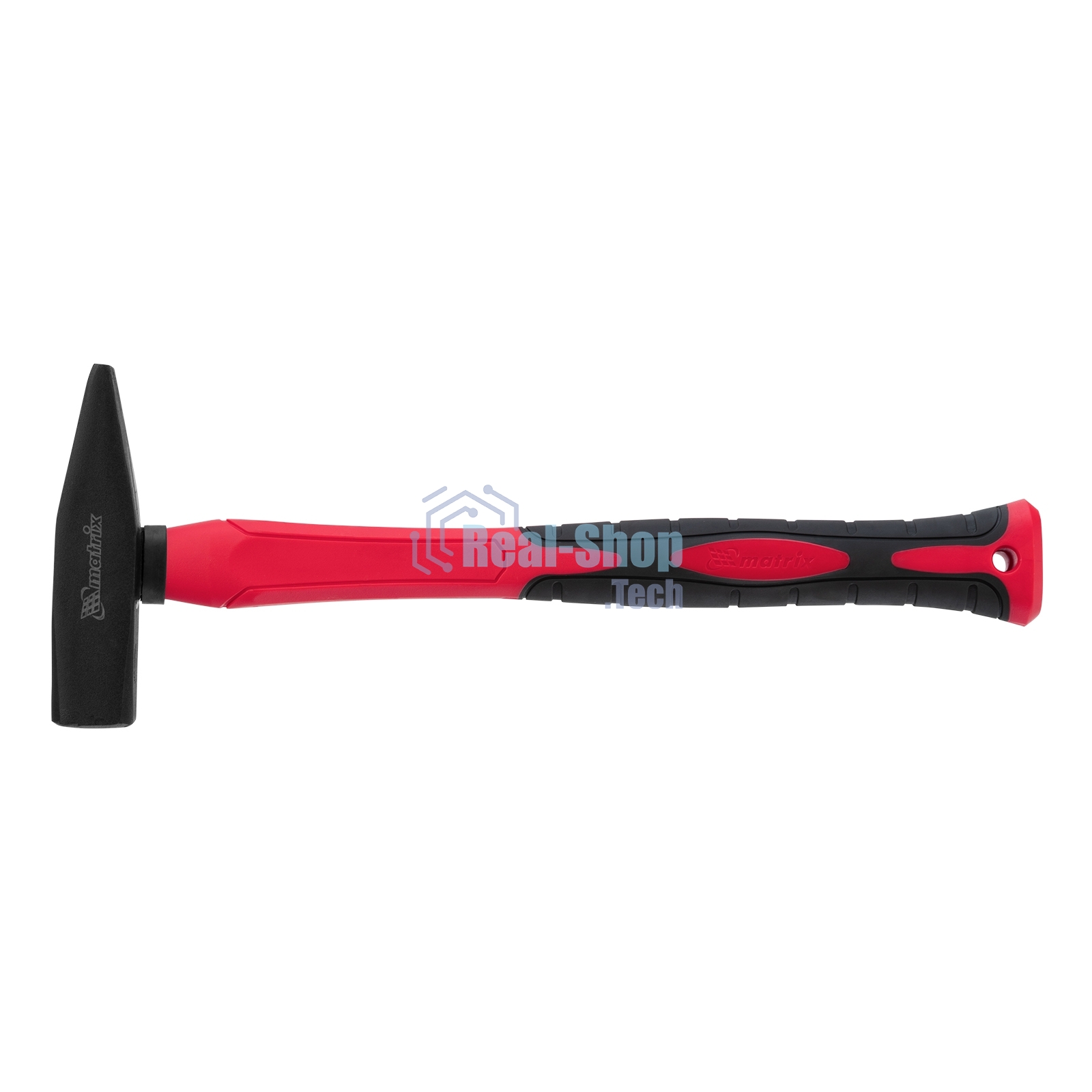 Молоток слесарный Matrix ''optimal'', 400 г, фибергласовая обрезиненная рукоятка, квадратный боек