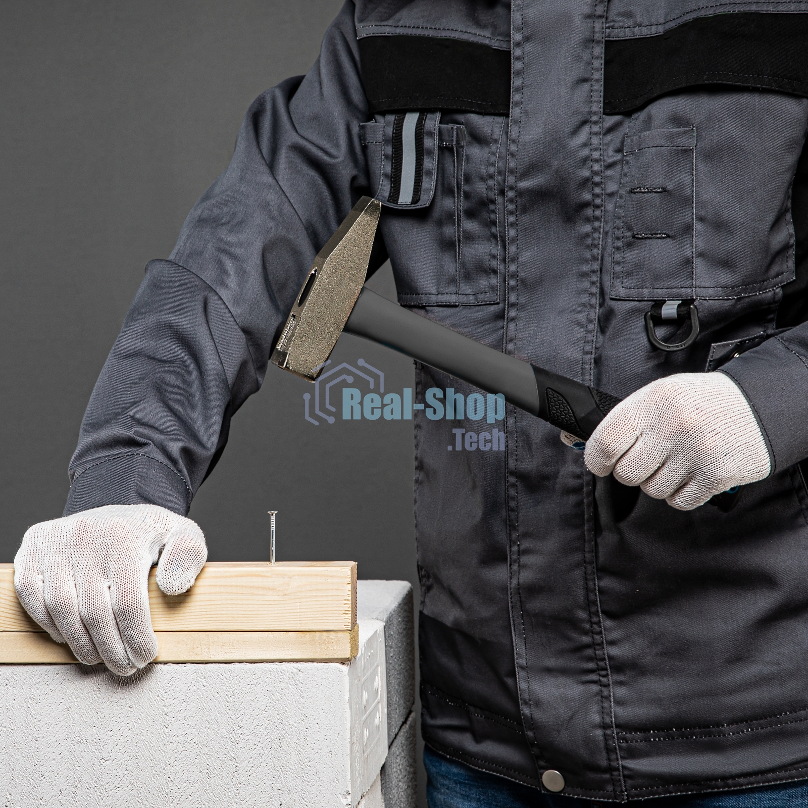 Перчатки трикотажные, с ПВХ точкой, 10 класс Россия