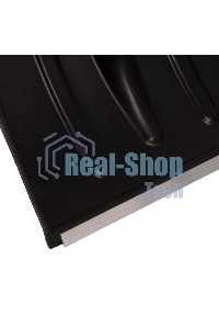 Лопата для уборки снега пластиковая, 380х385х1420 мм, деревянный черенок Россия