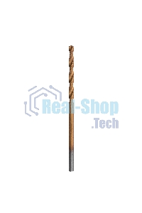 Сверло по металлу Matrix, 2 мм, HSS, нитридтитановое покрытие, цилиндрический хвостовик