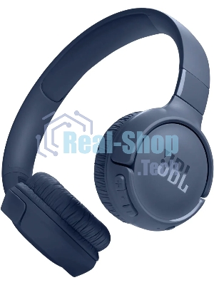 Беспроводные наушники JBL Tune 520BT синий, накладные, Bluetooth, быстрая зарядка