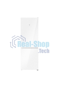 Холодильник Maunfeld MFF185NFW Inverter белый двухкамерный 240/100 л морозилка снизу, No Frost