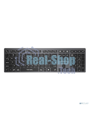 Клавиатура беспроводная A4Tech Fstyler FBX50C, USB, Bluetooth/Радиоканал, серый