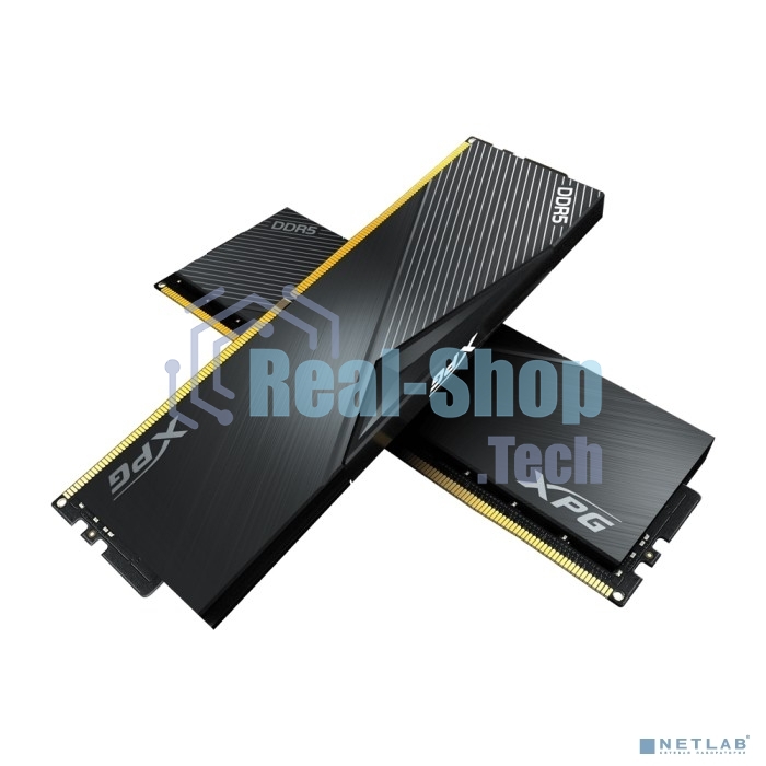 Оперативная память XPG Lancer, DDR5, 32GB (2x16GB), 6000MHz, CL30, DIMM, с радиаторами, черный