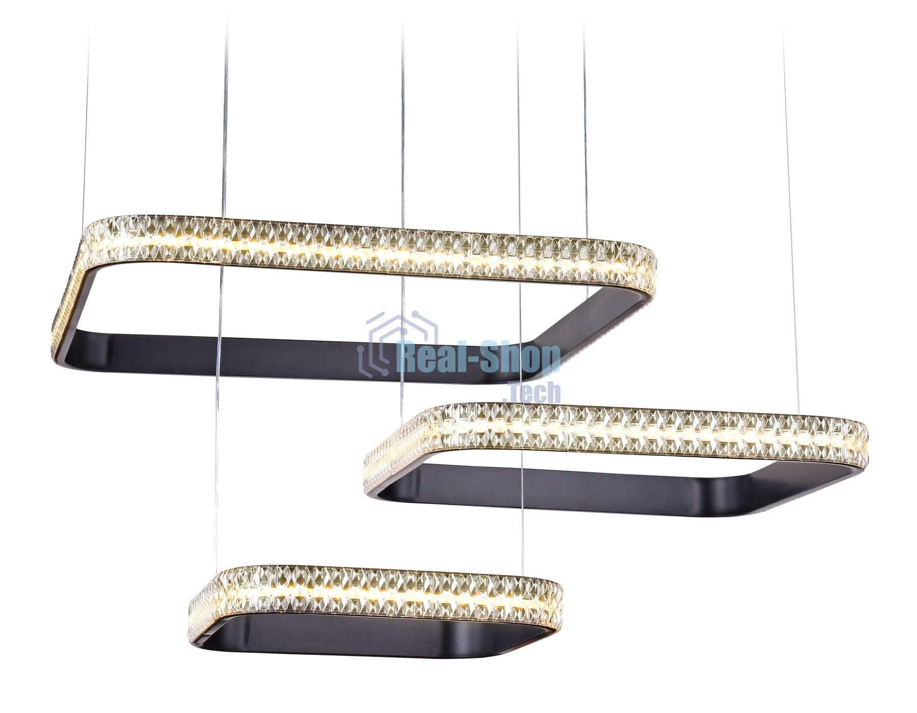 Светильник Ambrella light FA6166 BK черный 131W 720*500*900 (ПДУ РАДИО 2.4)